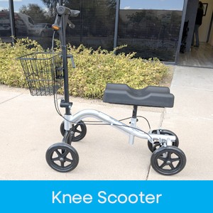 Knee scooter for rental: portable