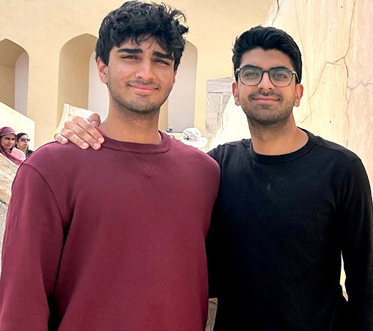 Two brothers Rohit and Sanjit from DineAbiliti